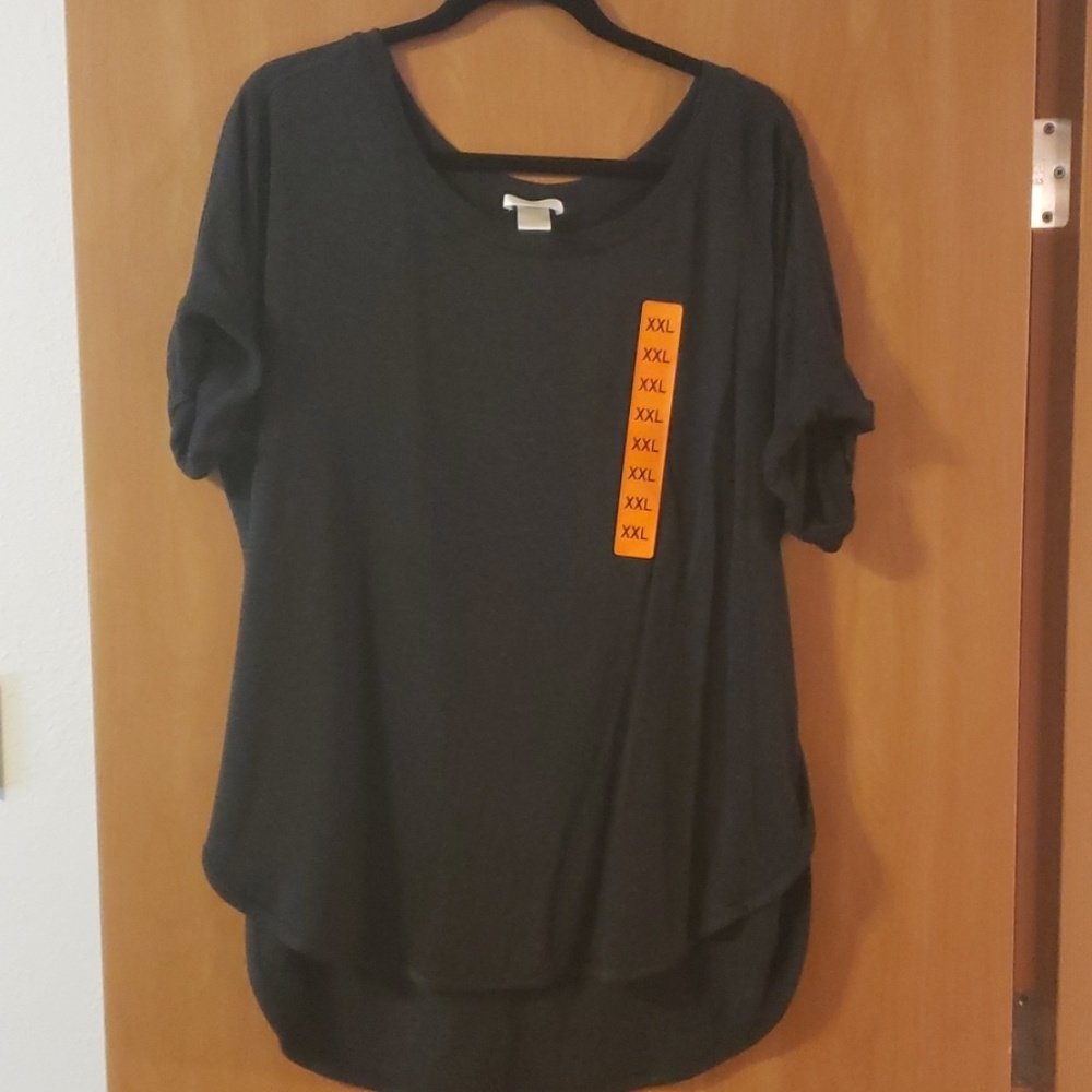 Soft gray tunic tshirt